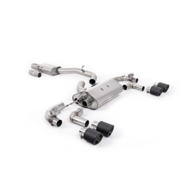 Milltek cat-back 80.00 mm — Sa rezonatorom — 102 Jet — SSXVW655