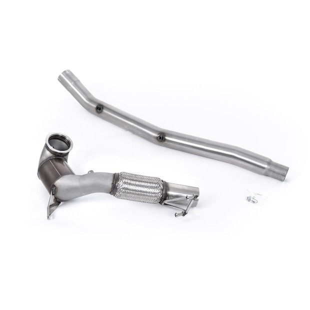 Milltek downpipe HJS 200 CPSI — S3 8Y — fabrički izduv — SSXVW673