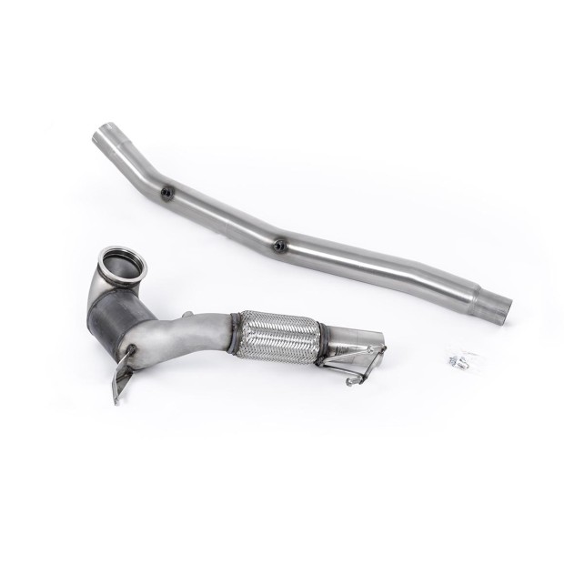 Milltek downpipe HJS 200 CPSI — S3 8Y — fabrički izduv — SSXVW675