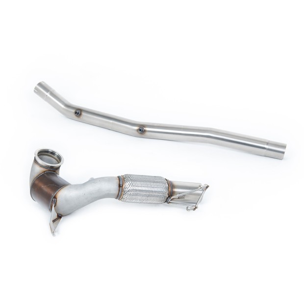 Milltek Veći prečnik downpipe i Visoki protok Sportski katalizator 80.00 mm — SSXVW709