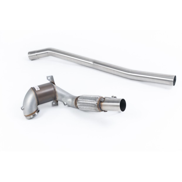 Milltek Veći prečnik downpipe i Visoki protok Sportski katalizator 80.00 mm — SSXVW710