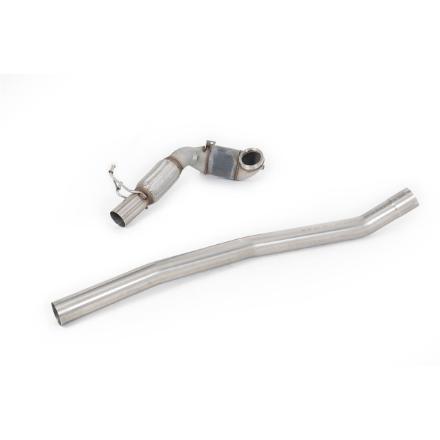 Milltek Veći prečnik downpipe i Visoki protok Sportski katalizator 80.00 mm — SSXVW711