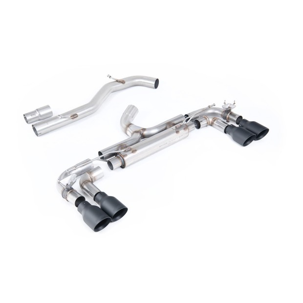 Milltek cat-back 80.00 mm — Bez rezonatora — Četvorostruki 100mm GT100 — SSXVW714