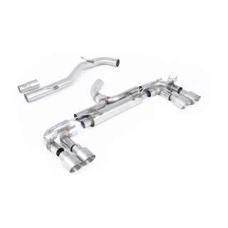 Milltek cat-back 80.00 mm — Bez rezonatora — Četvorostruki 100mm GT100 — SSXVW715
