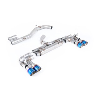 Milltek cat-back 80.00 mm — Bez rezonatora — Četvorostruki 100mm GT100 — SSXVW716