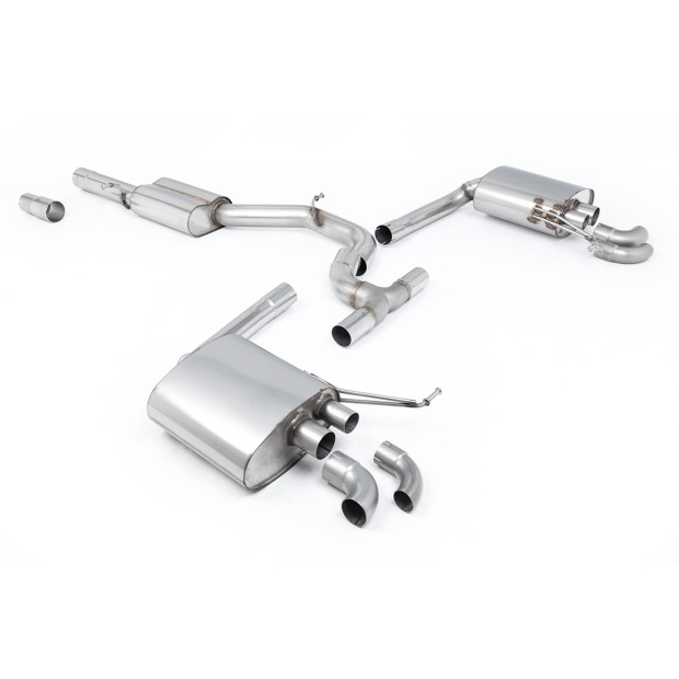Milltek cat-back 76.20 mm — Sa rezonatorom — SSXVW720