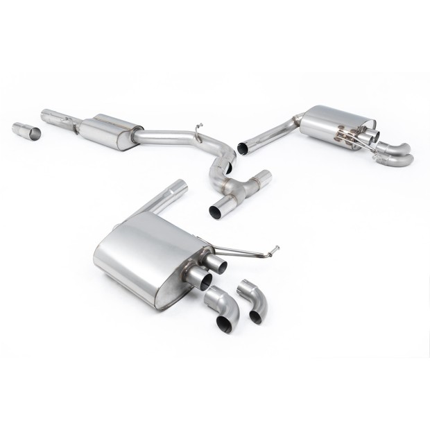 Milltek cat-back 76.20 mm — Sa rezonatorom — SSXVW721