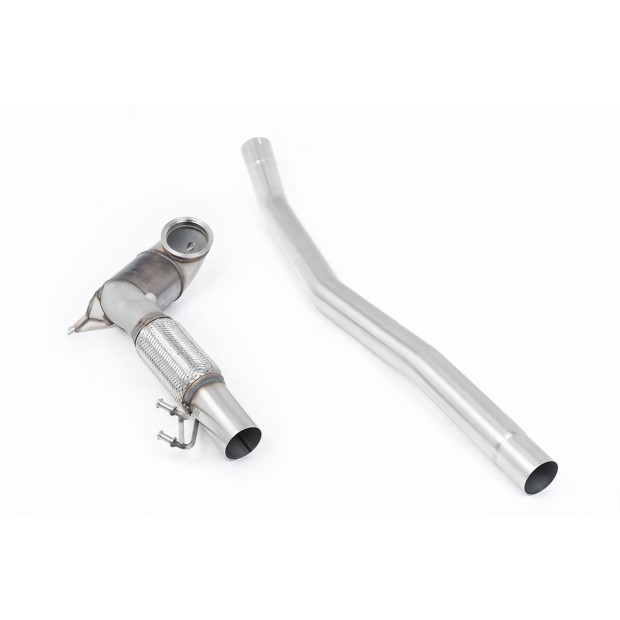 Milltek Veći prečnik downpipe i Visoki protok Sportski katalizator 80.00 mm — SSXVW731