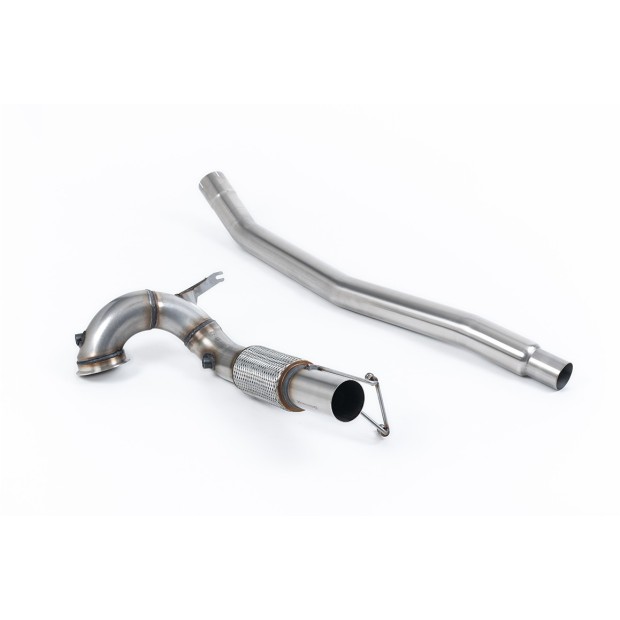 Milltek Veći prečnik downpipe i Visoki protok Sportski katalizator 80.00 mm — SSXVW732