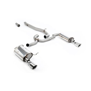 Milltek cat-back 76.20 mm — Bez rezonatora — Dupli GT100 — SSXVW747