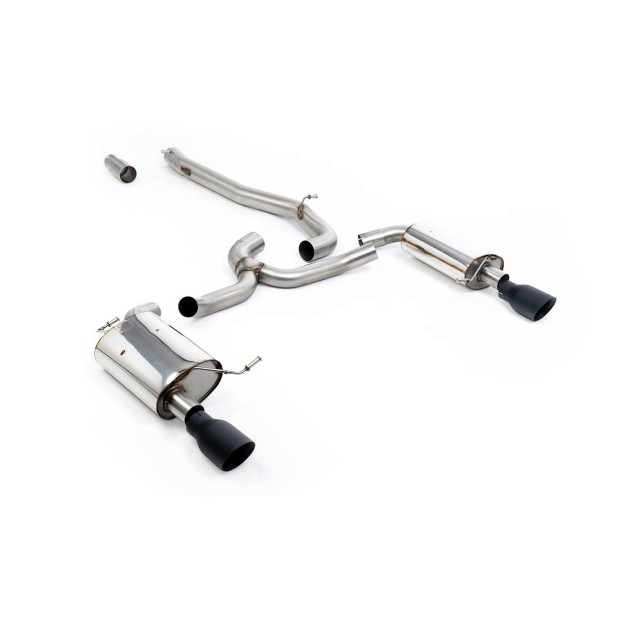 Milltek cat-back 76.20 mm — Bez rezonatora — Dupli GT100 — SSXVW748