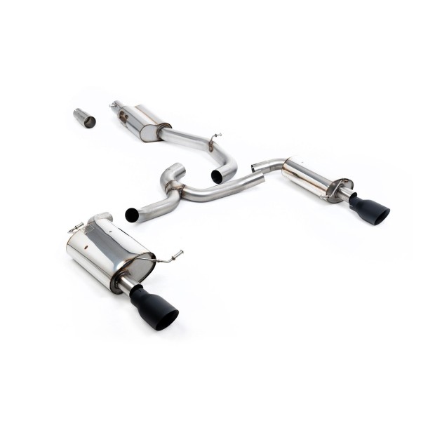 Milltek cat-back 76.20 mm — Sa rezonatorom — Dupli GT100 — SSXVW753