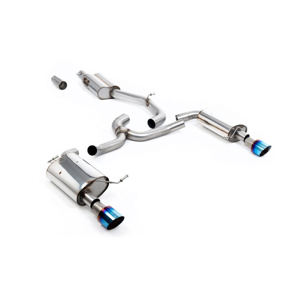 Milltek cat-back 76.20 mm — Sa rezonatorom — GT-100 — SSXVW755