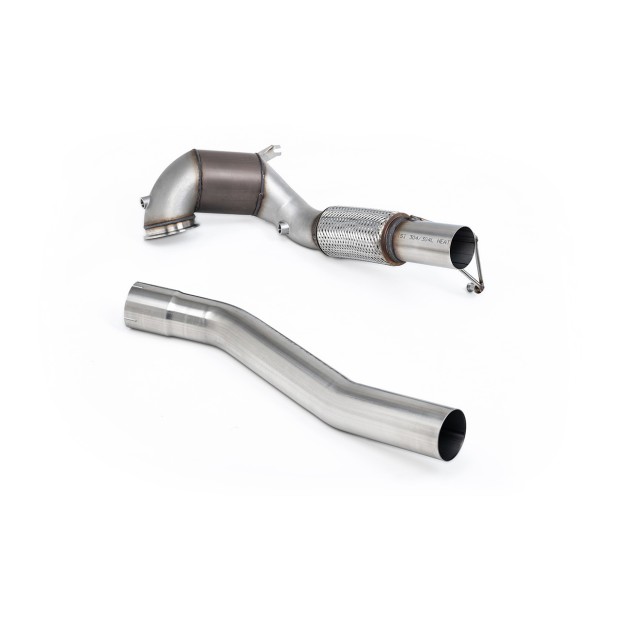 Milltek Veći prečnik downpipe i Visoki protok Sportski katalizator 94.00 mm — SSXVW761