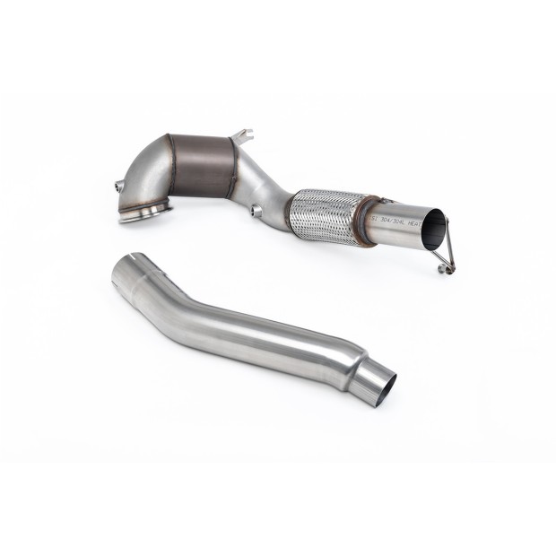 Milltek Veći prečnik downpipe i Visoki protok Sportski katalizator 94.00 mm — SSXVW762